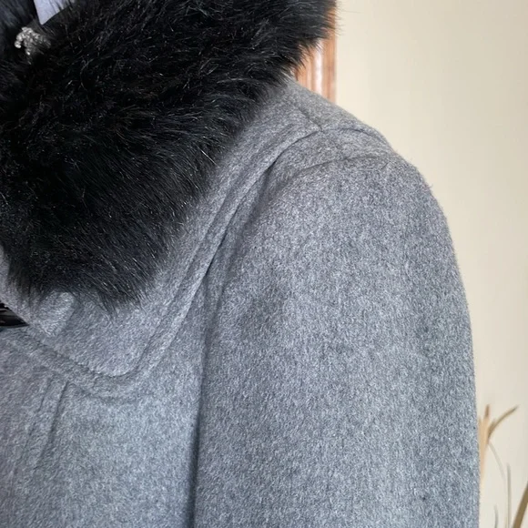 Cozy Gray Wool Jacket by Express - Picture 11 of 17